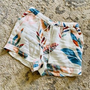 Cynthia Rowley 100% Linen Shorts